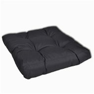 Upholstered seat cushion 50 × 50 × 10 cm grey - Cushion