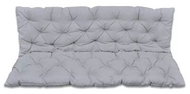 Grey cushion for garden swing 150 cm - Cushion
