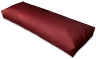 Upholstered backrest cushion burgundy red 120 × 40 × 10 cm - Cushion