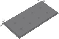 Garden bench cushion, grey, 100x50x3 cm - Cushion