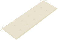Garden bench cushion, cream, 150x50x3 cm - Cushion