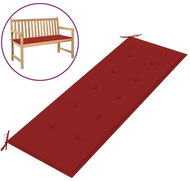 Garden bench cushion, red, 150x50x4 cm - Cushion