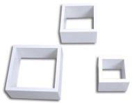 Cube shelves 3 pcs white - Shelf
