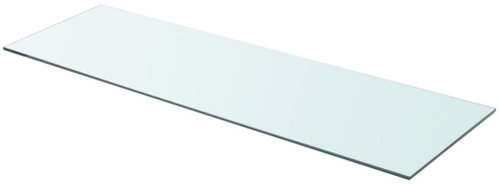 Shelf plate glass clear 90x30 cm - Shelf - Main image