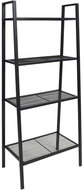 Ladder bookshelf with 4 rungs metal black - Shelf