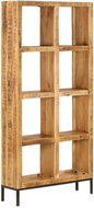 Bookshelf 80 × 25 × 175 cm solid mangrove wood - Shelf