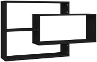Wall shelves black 104 × 20 × 60 cm chipboard - Shelf
