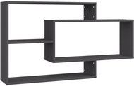 Wall shelves grey 104 × 20 × 60 cm chipboard - Shelf