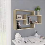 Wall shelves sonoma oak 104 × 20 × 60 cm chipboard - Shelf