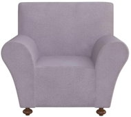 Stretch cover for armchair grey polyester jersey - Cover