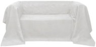 Microsuede sofa cover cream 210 × 280 cm - Cover