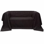 Microsuede sofa cover brown 140 × 210 cm - Cover