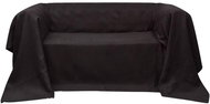 Microsuede sofa cover brown 210 × 280 cm - Cover