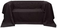 Microsuede sofa cover brown 270 × 350 cm - Cover