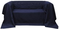 Microsuede cover for sofa, navy blue 270 × 350 cm - Cover