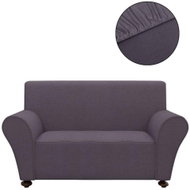 Stretch sofa cover, anthracite polyester jersey - Cover
