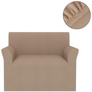 Stretch cover for sofa beige piqué - Cover