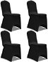 Stretch chair covers 4 pcs black - Chair Cover