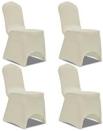 Stretch chair covers 4 pcs cream - Chair Cover