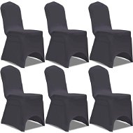Stretch chair covers 6 pcs anthracite - Chair Cover