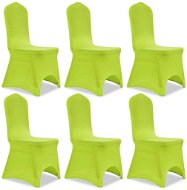 Stretch chair covers 6 pcs green - Chair Cover