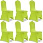 Stretch chair covers 6 pcs green - Chair Cover