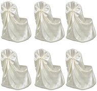 6 pcs of cream chair covers for weddings \ banquets - Chair Cover
