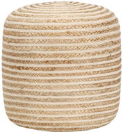 Handmade seating pouf 40 × 45 cm jute - Ottoman