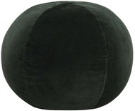 Seating pouf cotton velvet 50 × 35 cm green - Cushion