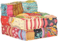 Modular pouf patchwork textile - Cushion
