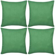 4 zelené povlaky na polštářky 50 × 50 cm - Povlak na polštář