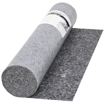 Anti-slip foil, painter's fleece, 50 m 280 g\m2, grey - Film - Main image