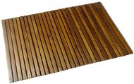 Kúpeľňová predložka z akáciového dreva 80 × 50 cm - Kúpeľňová predložka