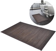 Bamboo bathroom mat 2 pcs 40x50 cm, dark brown - Bath Mat