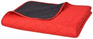 Reversible quilted bedspread red-black 170x210 cm - Bed Cover
