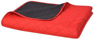 Reversible quilted bedspread red-black 230x260 cm - Bed Cover