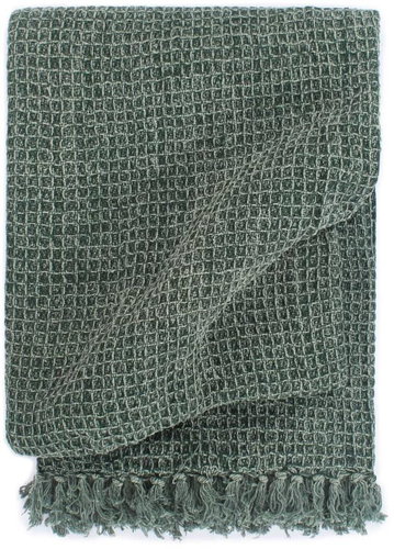 Bedspread cotton 160 × 210 cm dark green - Bed Cover - Main image