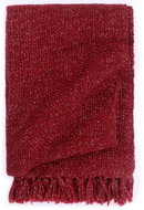 Bedspread lurex 160 × 210 cm burgundy - Blanket