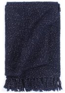 Bedspread lurex 160 × 210 cm navy blue - Blanket