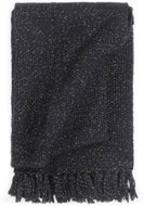 Bedspread lurex 220 × 250 cm anthracite - Blanket