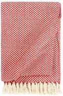 Cotton bedspread 125 × 150 cm red - Blanket