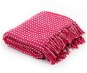 Deka Bavlnená deka so štvorčekmi 220 × 250 cm ružová - Deka