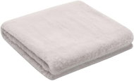 Bedspread 100 × 150 cm artificial rabbit fur grey - Blanket