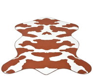 Shaped mat 110x150 cm cow print brown - Doormat