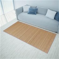 Obdĺžniková hnedá bambusová rohož/koberec 80 × 300 cm - Rohožka