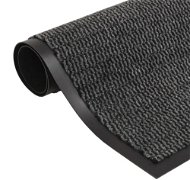 Anti-dust rectangular mat tufted 60x90 cm anthracite - Doormat