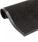Protiprachová obdĺžniková rohožka všívaná 60 × 90 cm čierna - Rohožka
