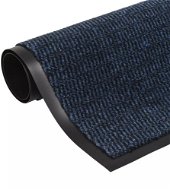 Protiprachová obdĺžniková rohožka všívaná 80x120 cm modrá - Rohožka