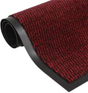 Anti-dust rectangular tufted mat 90 × 150 cm red - Doormat