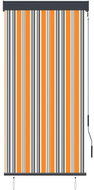 Outdoor roller blind 80 × 250 cm yellow-blue - Roller Blind